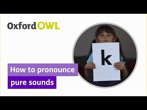 Phonics: How to pronounce pure sounds | Oxford Owl