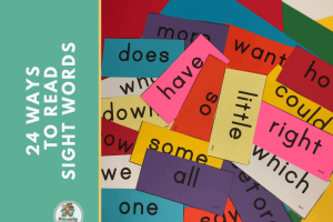 sight words on flashcards