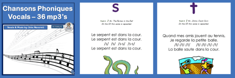 36 French phonics songs mp3