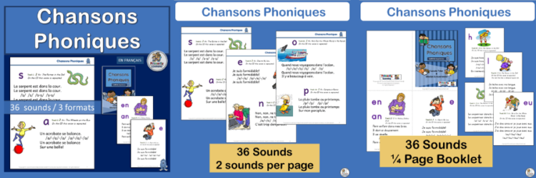 36 French phonics songs