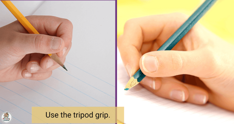 The Three finger Tripod Pencil Grip Primarily Learning The Three finger Tripod Pencil Grip Primarily Learning