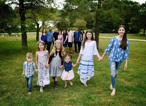 A picture of Laurie Fyke and family